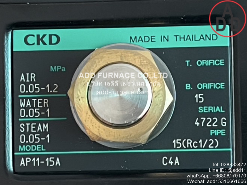 CKD AP11-15A-C4A-AC200V (9) 